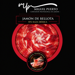 Sobre de jamón de bellota 50% raza ibérica